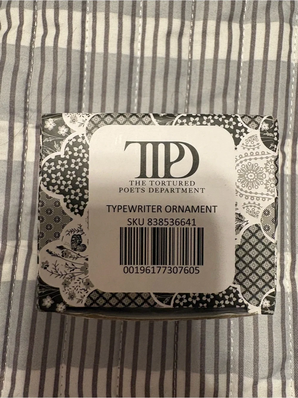 Taylor Swift TTPD Typewriter Ornament
